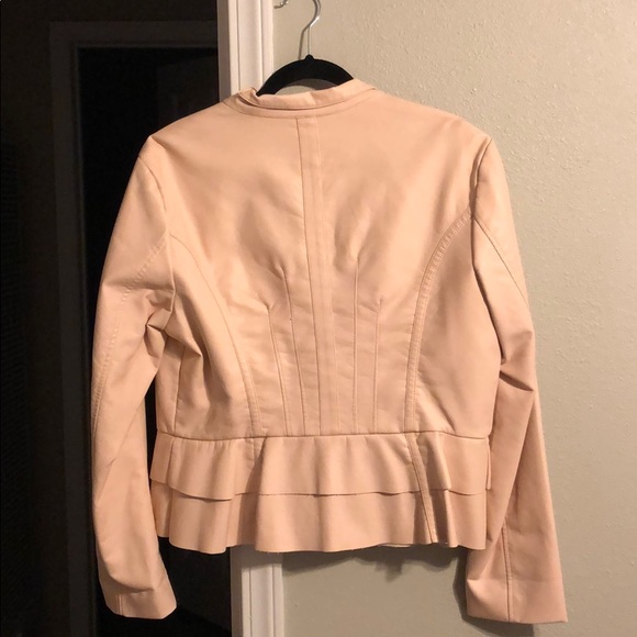 Light pink leather jacket - Picture 2 of 4